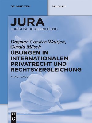 cover image of Übungen in Internationalem Privatrecht und Rechtsvergleichung